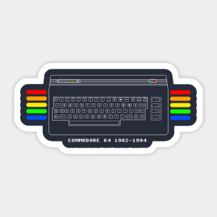 Commodore 64 c64 Sticker